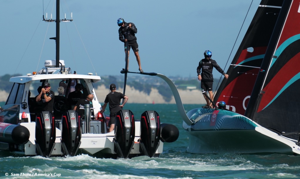 AC37 ETNZ Recon - Port Foil Problem