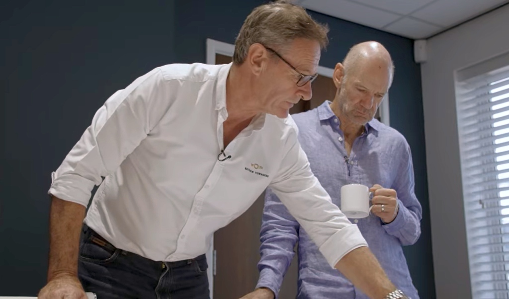 Oyster 885 Build Matthew Townsend and Adrian Newey