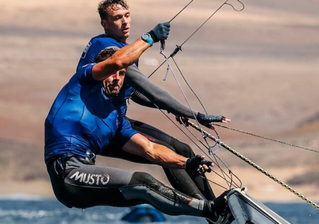 49er Worlds James Grummett and Rhos Hawes GBR