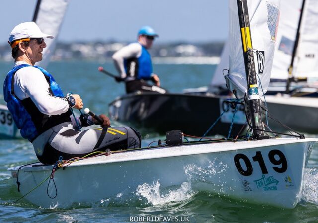 2024 OK Dinghy Worlds winner Nick Craig