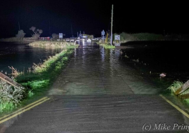 HISC access road Flooding