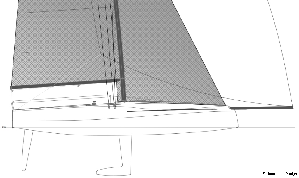 ClubSwan 28 OD Sail Plan