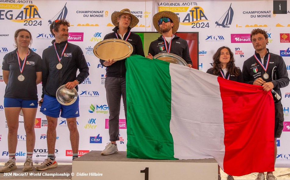 Nacra 17 Worlds Podium