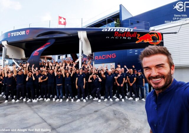AC37 Alinghi + David Beckham