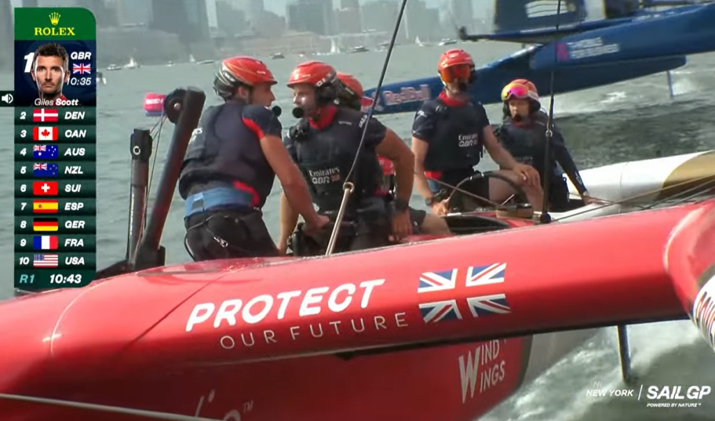 SailGP New York Day 1 GBR Win