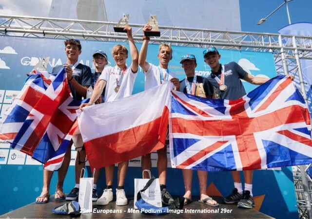 29er Europeans Men Podium 2024