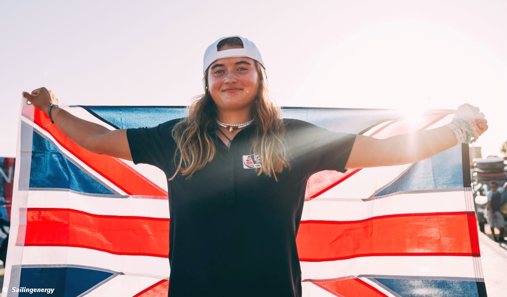 iQfoil Youth Worlds Darcy Shaw U19 Gold