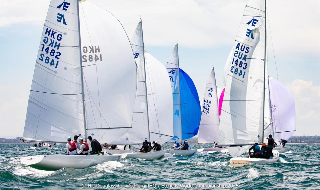 Etchells Worlds Downwind