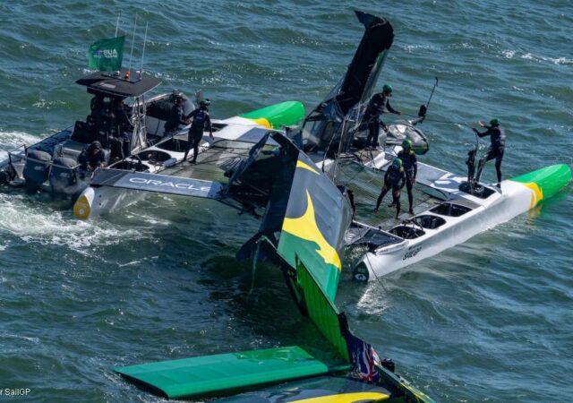 SailGP Frisco AUS Dismast