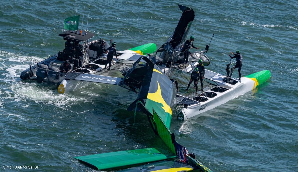 SailGP Frisco AUS Dismast