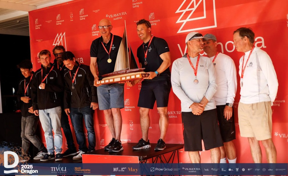 2025 Dragon Worlds Fleet Podium