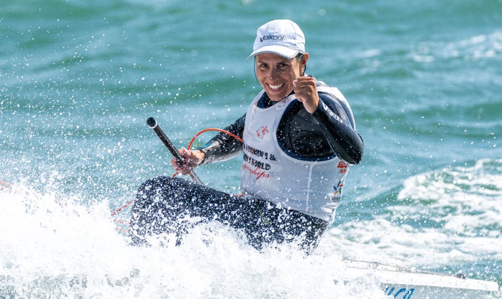 ILCA6 Worlds Women Winner Louise Cervera