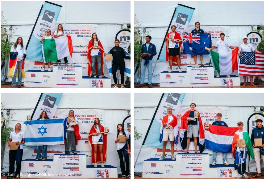 iQFOiL Youth Worlds Brest Podiums
