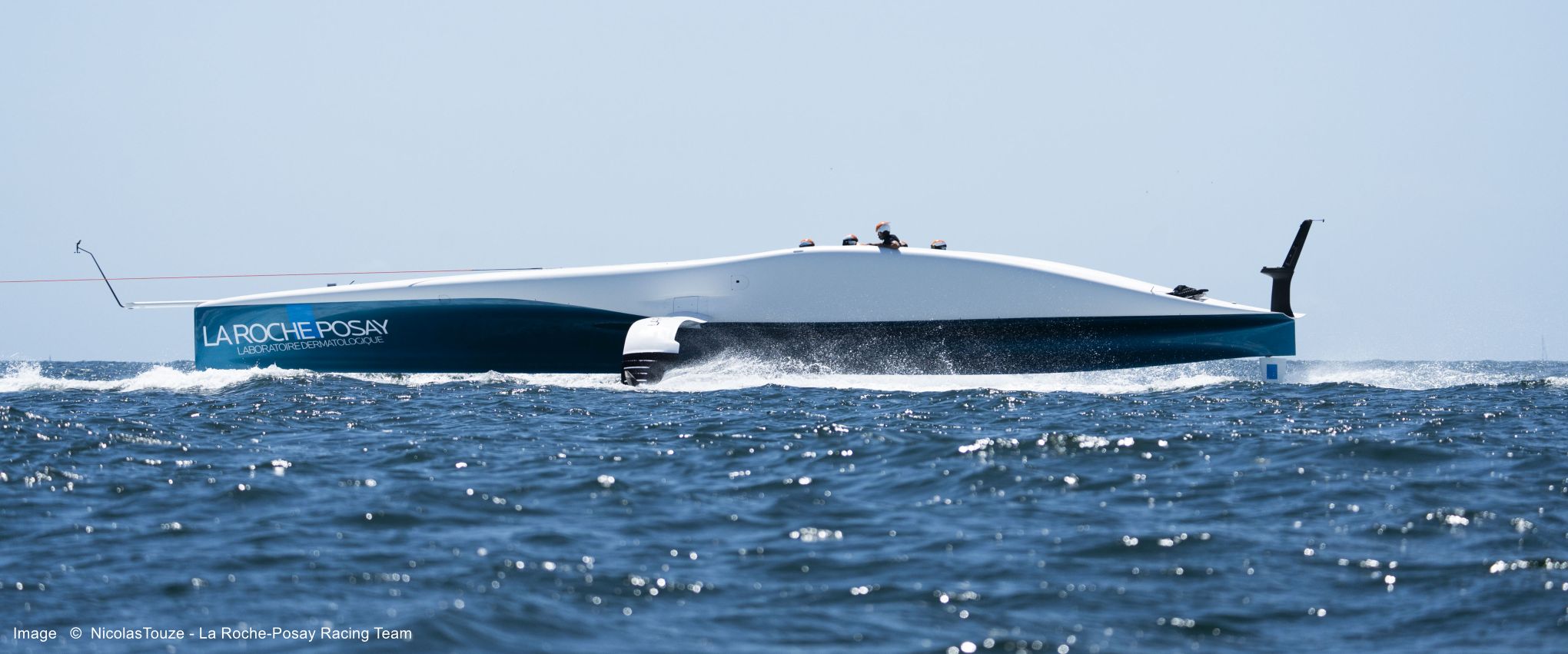 AC75 France relaunch 1st Tow Test