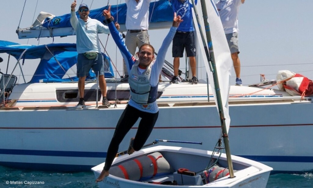 Optimist Worlds 1st Girl Ines Mendez-Larminaux 