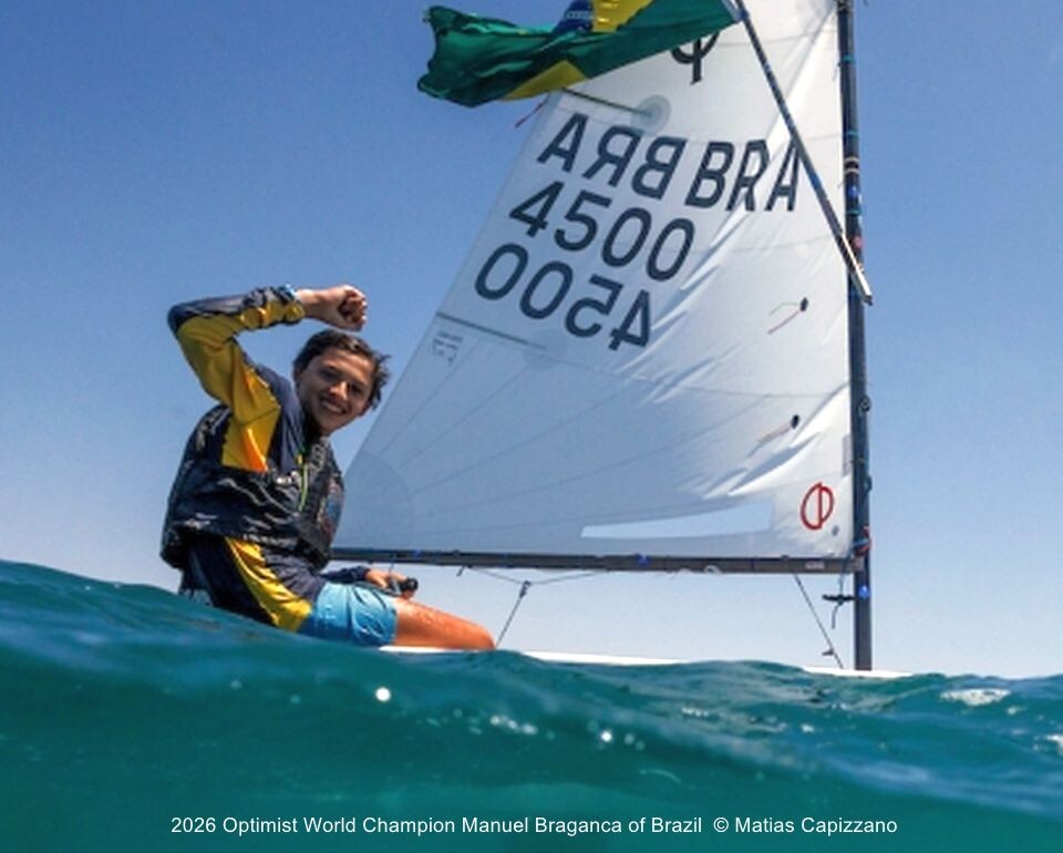 Optimist Worlds Winner Manuel Braganca