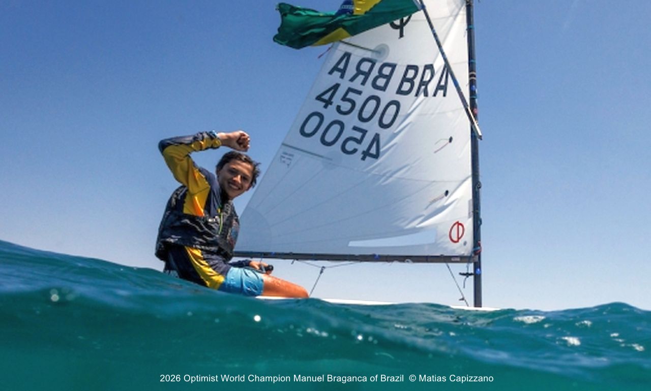 Optimist Worlds Winner Manuel Braganca