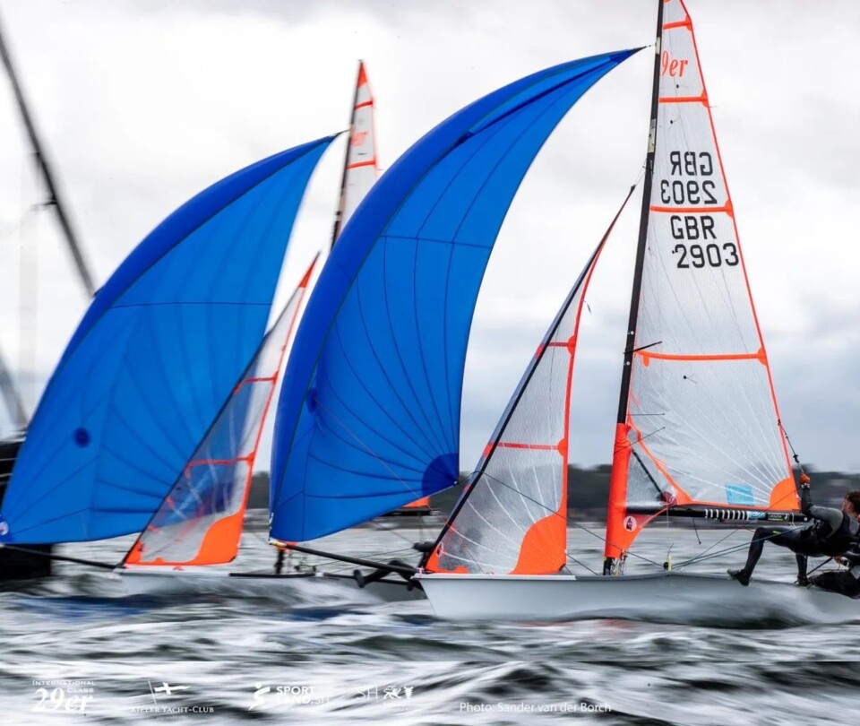 29er Worlds GBR2903 Finish