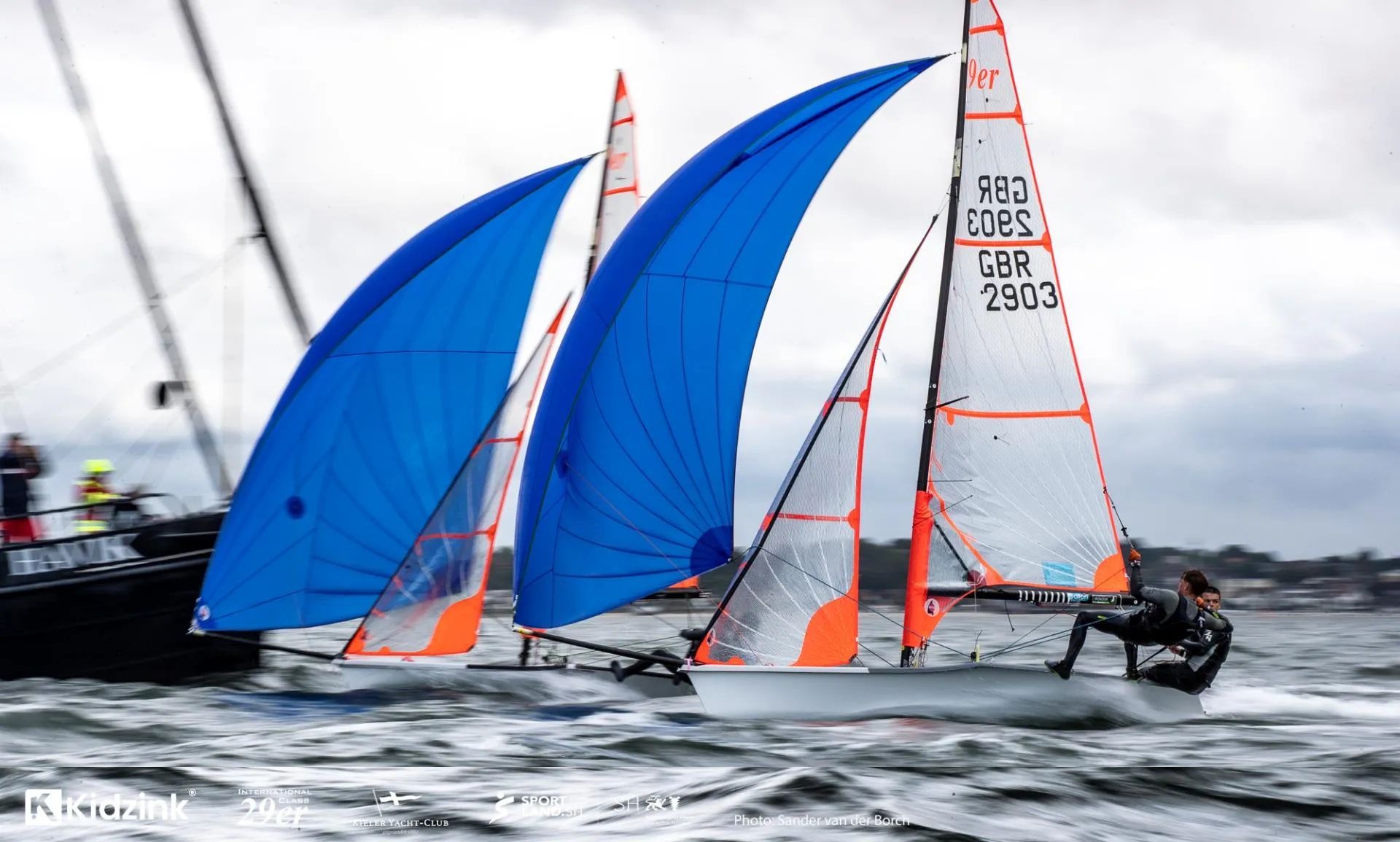 29er Worlds GBR2903 Finish