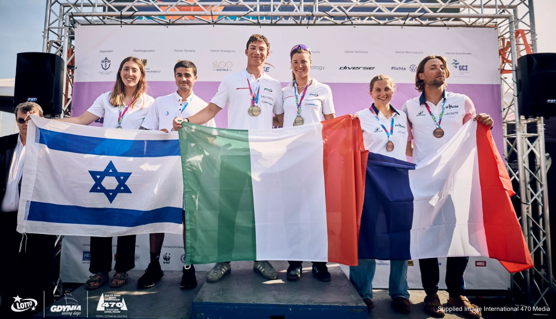 470 Junior Worlds Podium 2026