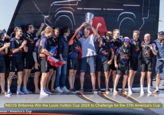 AC37 GBR win Louis Vuitton Cup 2024