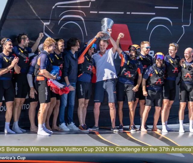AC37 GBR win Louis Vuitton Cup 2024