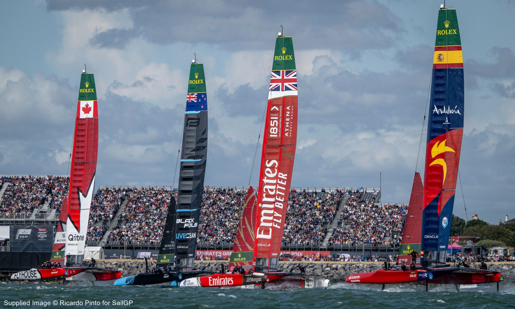 SailGP Portsmouth GP Action 2025